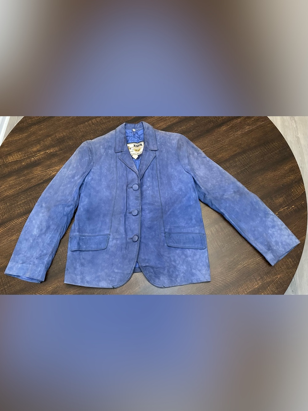 Vintage 70s Arif Eser Istanbul Grand Bazaar Suede Leather Jacket-Size Small